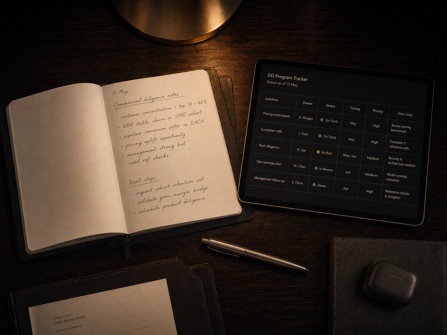 Workflow · Deal team at work